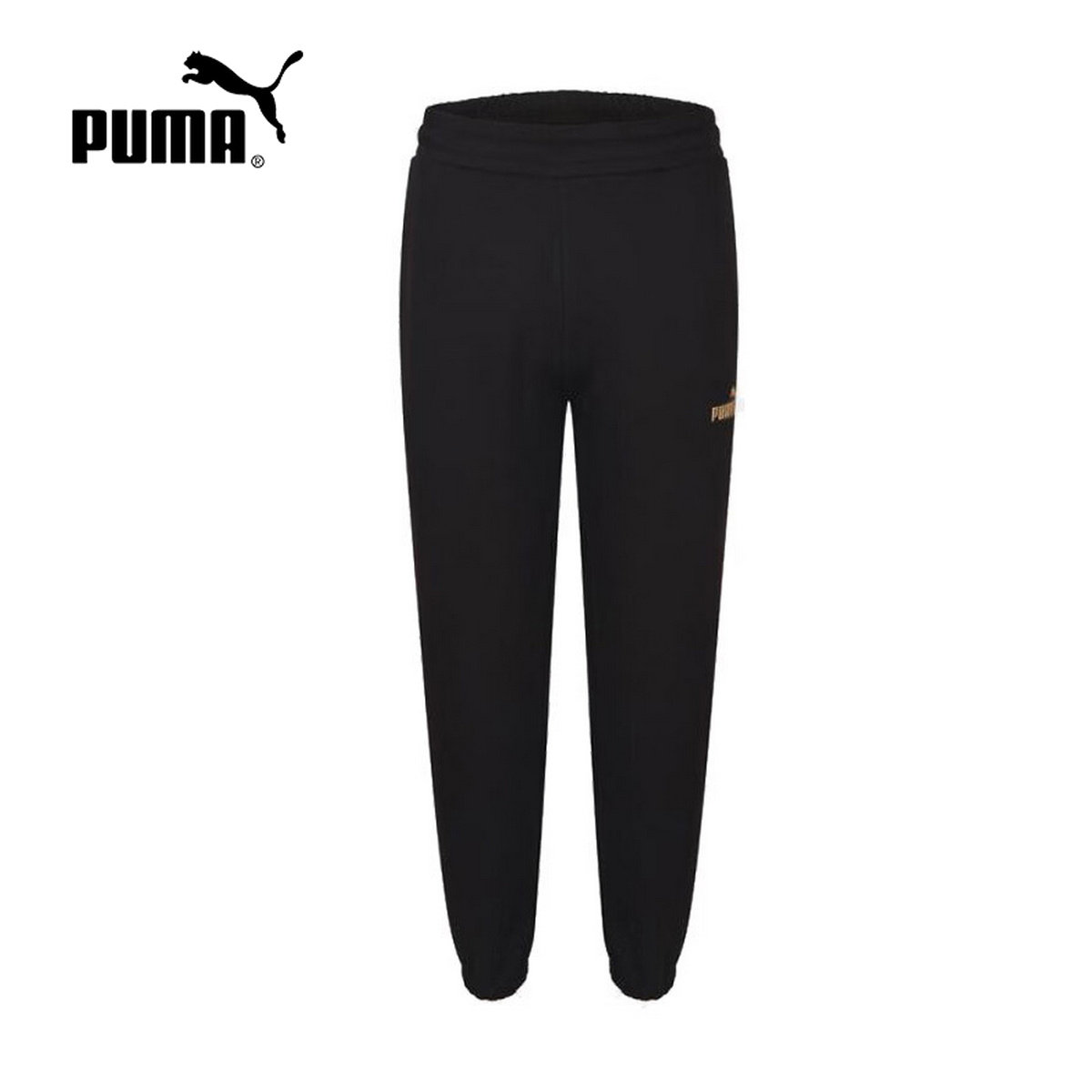 PUMA彪马2026冬新品男子休闲裤针织长裤宽松运动束脚裤 639385-01