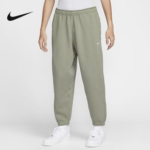 Nike耐克针织长裤男2025春新款宽松休闲加绒束脚运动裤DX1365-320