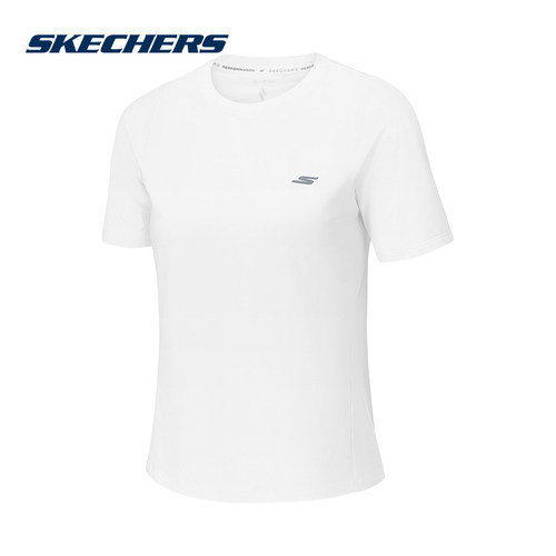 Skechers斯凯奇2026夏女士休闲运动舒适透气百搭短袖T恤 P226W073