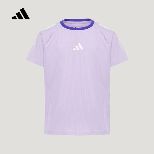 阿迪达斯 （adidas）|（新款）2026秋女大童短袖上衣 LD7347