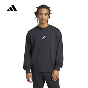 adidas阿迪达斯2025春季 男子运动休闲圆领套头卫衣宽松JE3837 新款