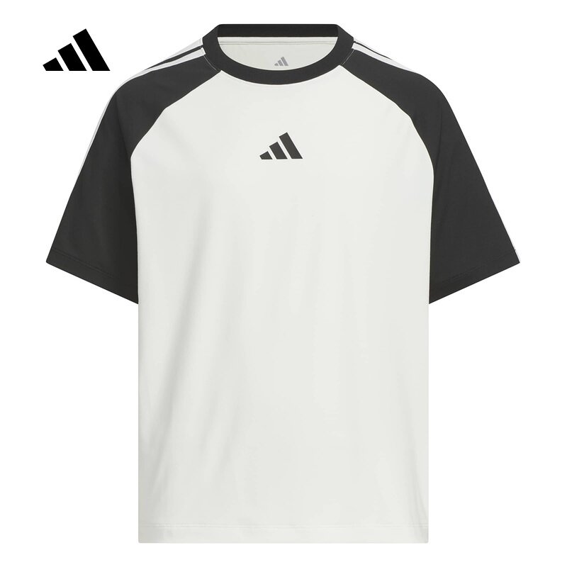 adidas阿迪达斯三条纹Climacool速干半袖夏男大童短袖上衣 KH0210 - 实物图
