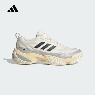 阿迪达斯2025春男女休闲鞋稳定缓震回弹拒水防泼运动跑步鞋JQ7575
