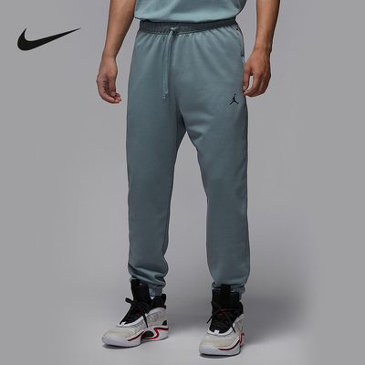 JORDAN耐克长裤DRI-FIT男速干运动裤秋季灰色束脚卫裤FV8609-041