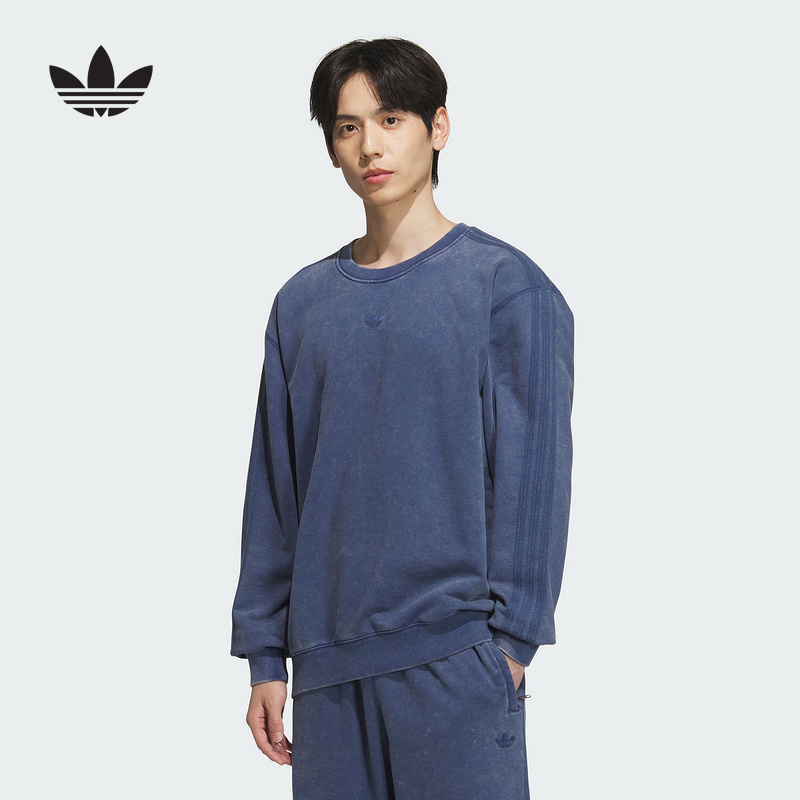 adidas阿迪达斯运动2025春男圆领卫衣 KA2300