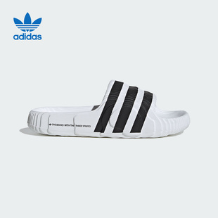 Adidas阿迪达斯ADILETTE 22男女一脚蹬夏季沙滩拖鞋IF36