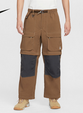 NIKE耐克男裤25冬新款运动裤休闲透气宽松梭织束脚长裤HV0592-235