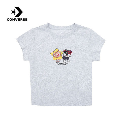 匡威（Converse）|（新款）2026夏女短袖T恤 WCJ771-GGN