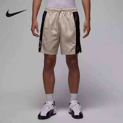 耐克Jordan下站东单男子梭织短裤篮球运动裤宽松五分裤HV8736-140
