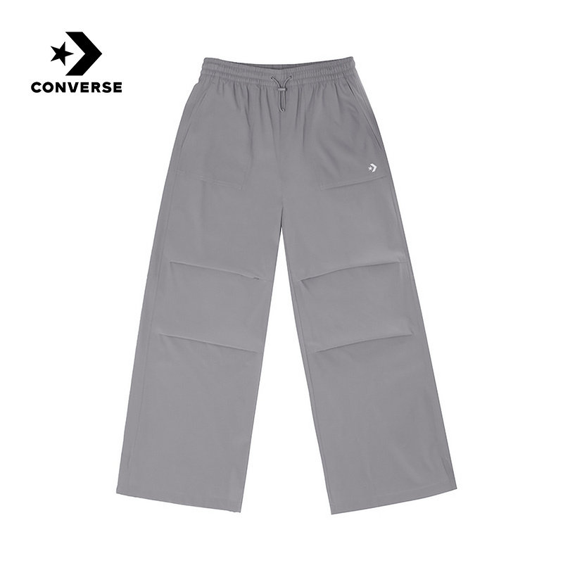 Converse匡威夏秋季女裤宽松大口袋运动休闲梭织长裤WCH675-GFY