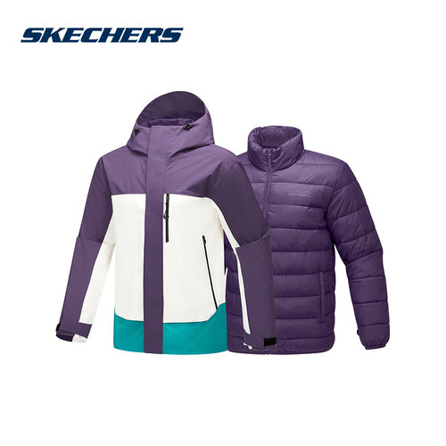 SKECHERS|（新款）2025冬中性梭织外套 P425U041-04R8