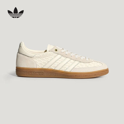 adidas阿迪达斯三叶草T头鞋经典运动板鞋编织纹男女德训鞋 KH8031