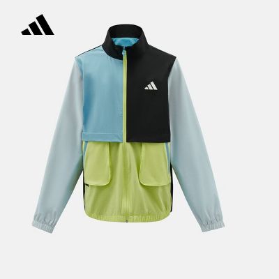阿迪达斯 （adidas）|（新款）2026春男小童梭织夹克 KH0237