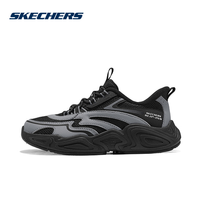 SKECHERS|（新款）2025冬男童休闲鞋 405345L-BKGY