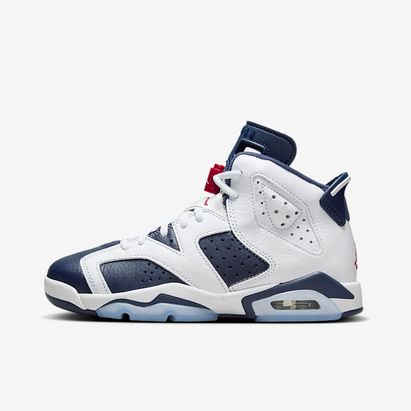 耐克 AIR JORDAN GS AJ6女子大童中帮运动休闲篮球鞋 384665-164