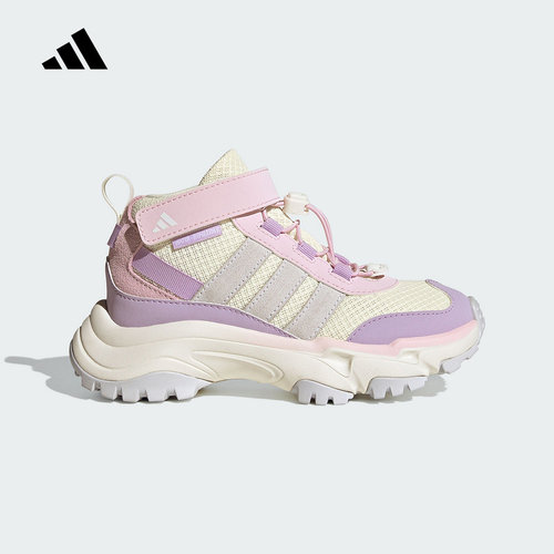 adidas阿迪达斯2025冬女小童季BOA旋钮魔术贴加厚运动鞋JQ6771