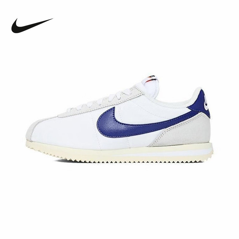 NIKE耐克女鞋2025夏CORTEZ新款白底蓝钩复古休闲运动鞋DZ2795-102,运动鞋new,运动休闲鞋,淘宝优惠券,粉丝福利购,淘宝优惠卷