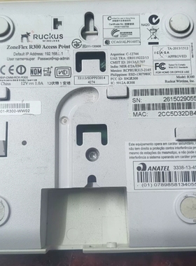 议价RUCKUS 优科 企业级无线AP，型号R300，成色如图，