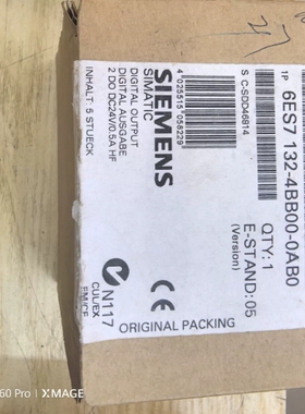 议价6ES7 132-4BB00-0AB0全新开封