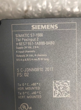 议价西门子SIMATIC S7-1500 TM PosInput