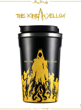 哈利湖的甘露 黄衣之王水杯 克苏鲁神话咖啡杯304不锈钢杯