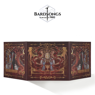 帷幕dnd吟游之歌龙与地下城跑团桌游trpg主持人磁吸超薄DM GM