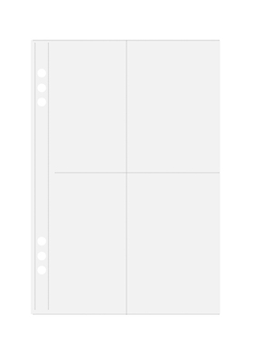 宣叙A5立式活页夹内页替换芯收纳页活页内页吟游之歌