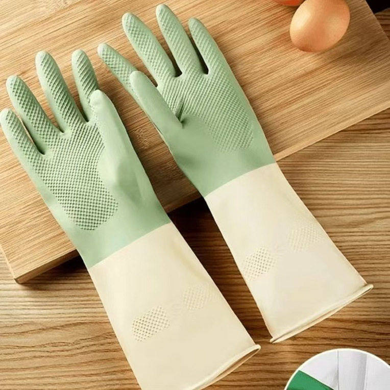 ▪【】家用清洁加厚橡胶手套家务防水洗碗手套耐用厨房刷锅洗菜,家庭/个人清洁工具,常规家务手套,淘宝优惠券,粉丝福利购,淘宝优惠卷