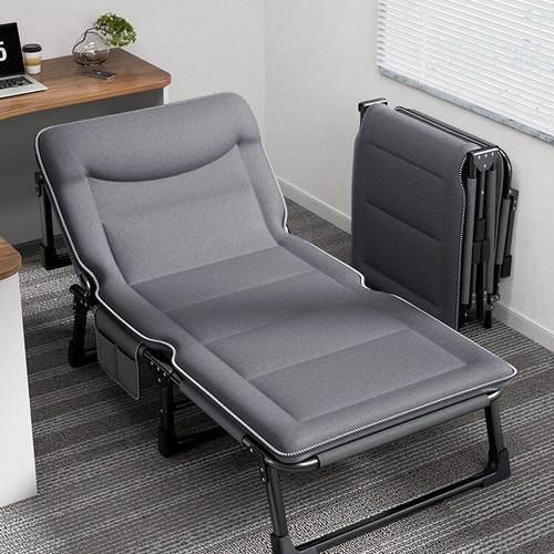 2025新款多功能折叠躺椅午休床办公室简易家用行军床便捷快速组装