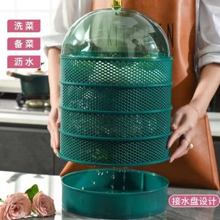 餐桌罩神器 防蚊多层罩剩防饭家用镂空收纳架苍蝇遮尘菜盖菜罩夏季