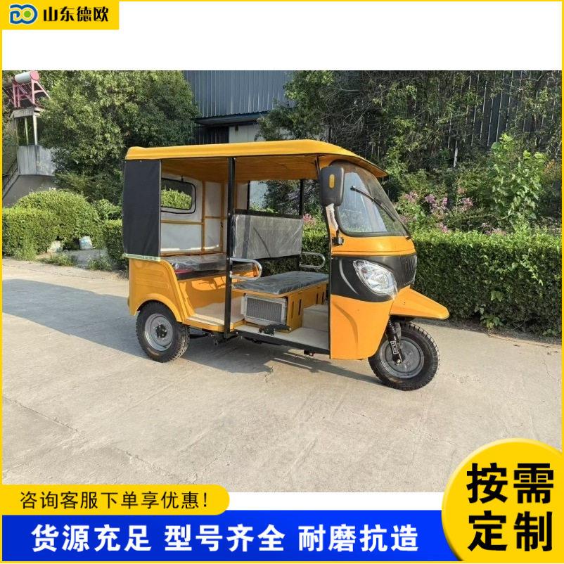 外贸出口Doublerowpassengertuk-tuk旅游观光营运电动三轮车