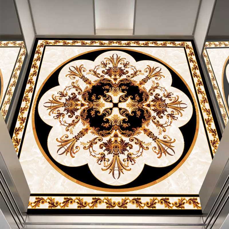 厂家直销bPVC地板革通用加厚印花地毯防水电梯地垫车间直接铺