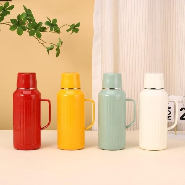 316不锈钢茶壶显结婚大容量保温壶家用钜匠1L机械焖温茶