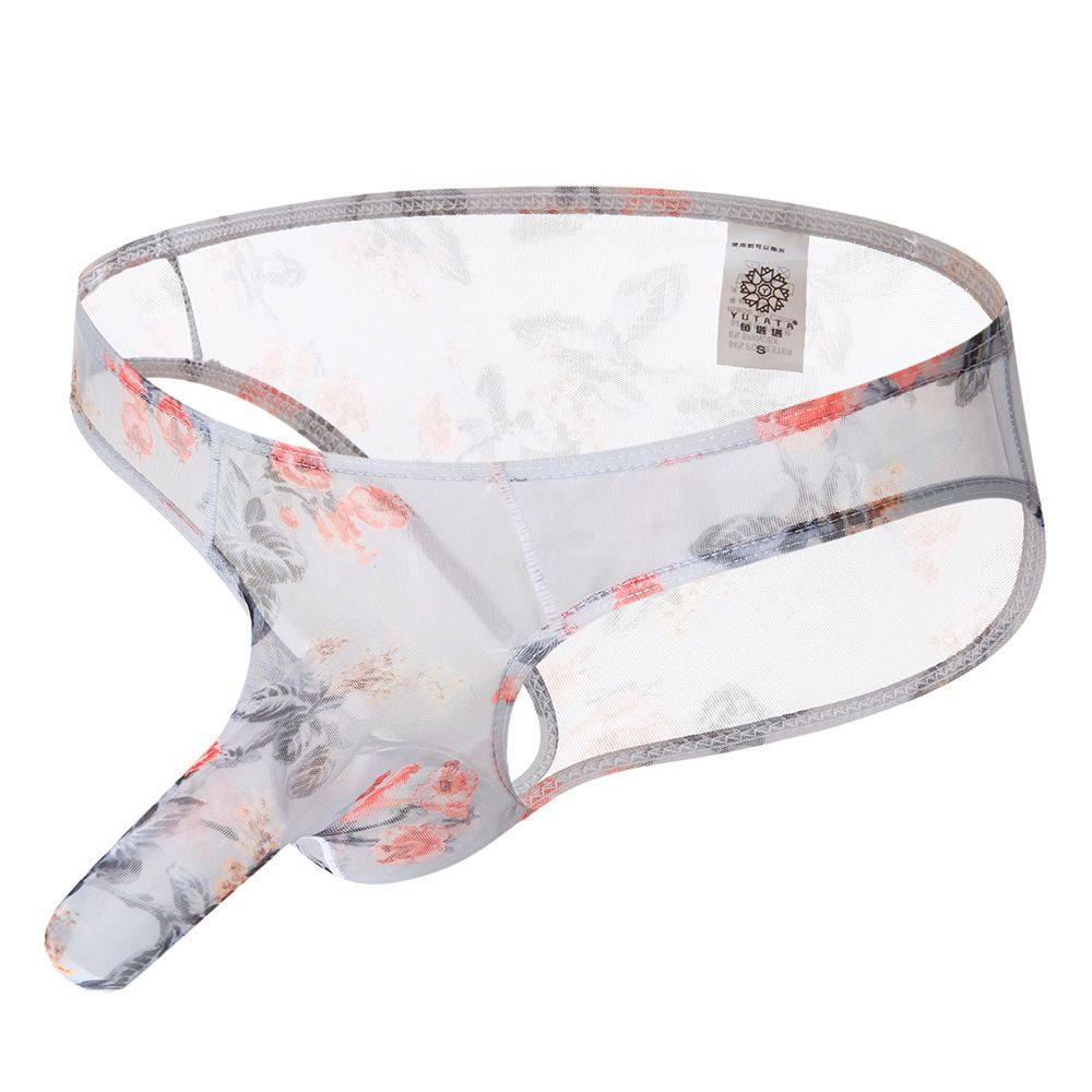 欧码透视舒适印花情趣男士三角裤 大象鼻囊袋男内裤B182,女士内衣/男士内衣/家居服,男平角内裤,淘宝优惠券,粉丝福利购,淘宝优惠卷