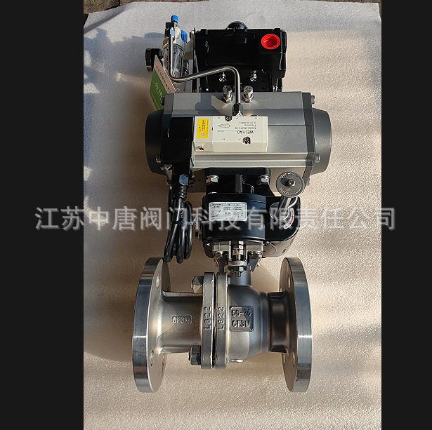 Q6S41PEEK-25RL气动耐高温法兰球阀 防火防静电高温耐磨球阀
