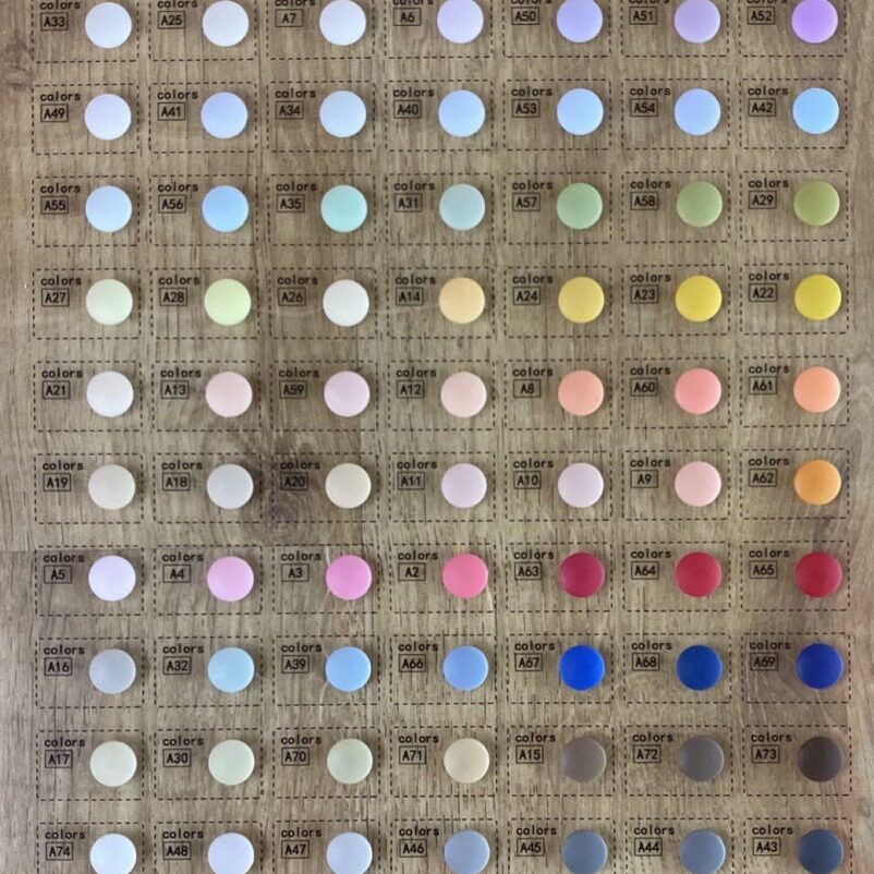 现货批发 树脂四合扣 T5沙面哑光雾面塑料四合扣 服装纽扣