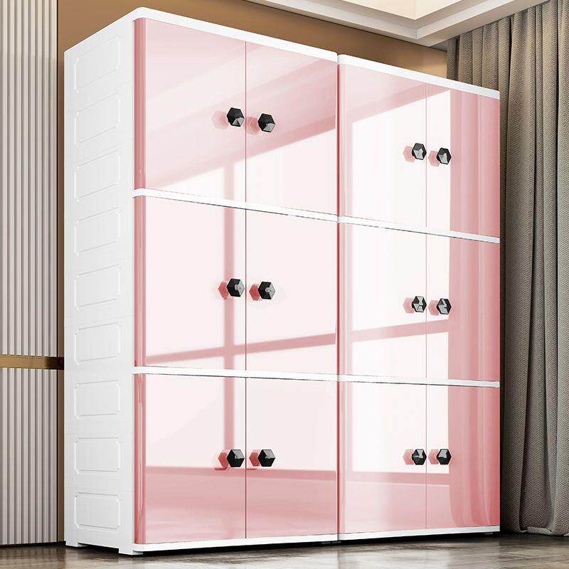 收纳柜双开门特大号简易衣柜儿童宝宝家用卧室抽屉式加厚置物柜