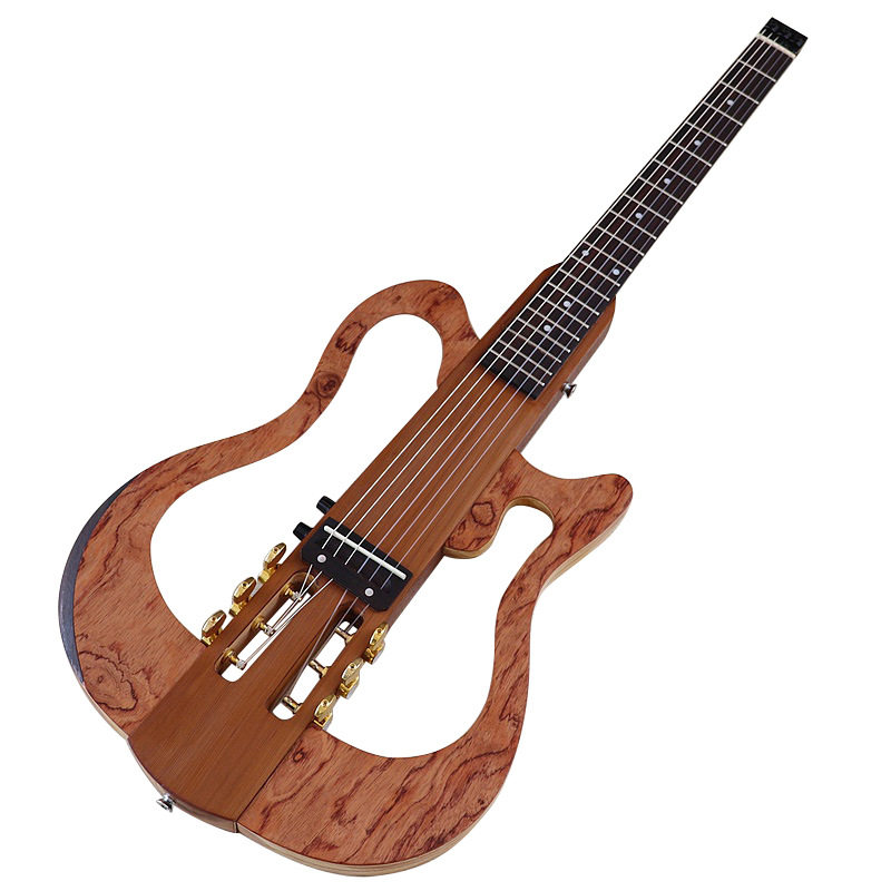 39寸6弦无头折叠古典吉他便携式可拆卸旅行吉他