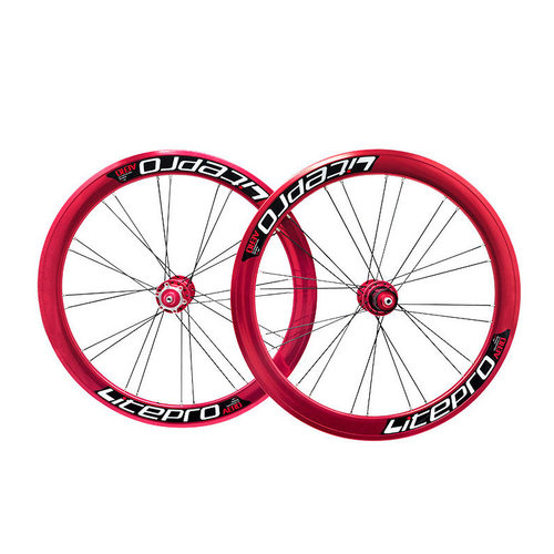 litepro AERO S42 20寸406/451轮组折叠车大刀圈轮毂碟刹V刹120响