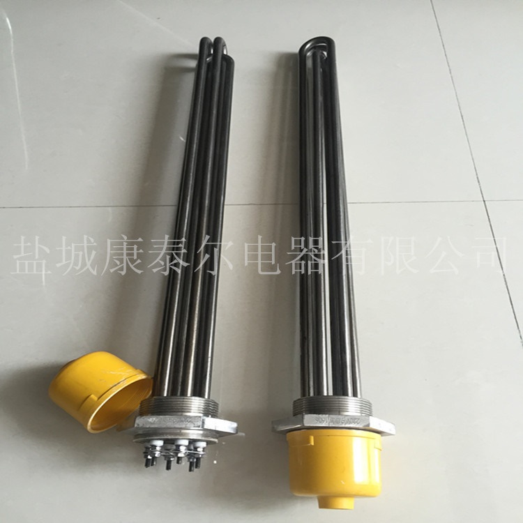 【康泰尔电器】2寸不锈钢丝扣加热管 六角丝扣法兰电热管 380V9KW
