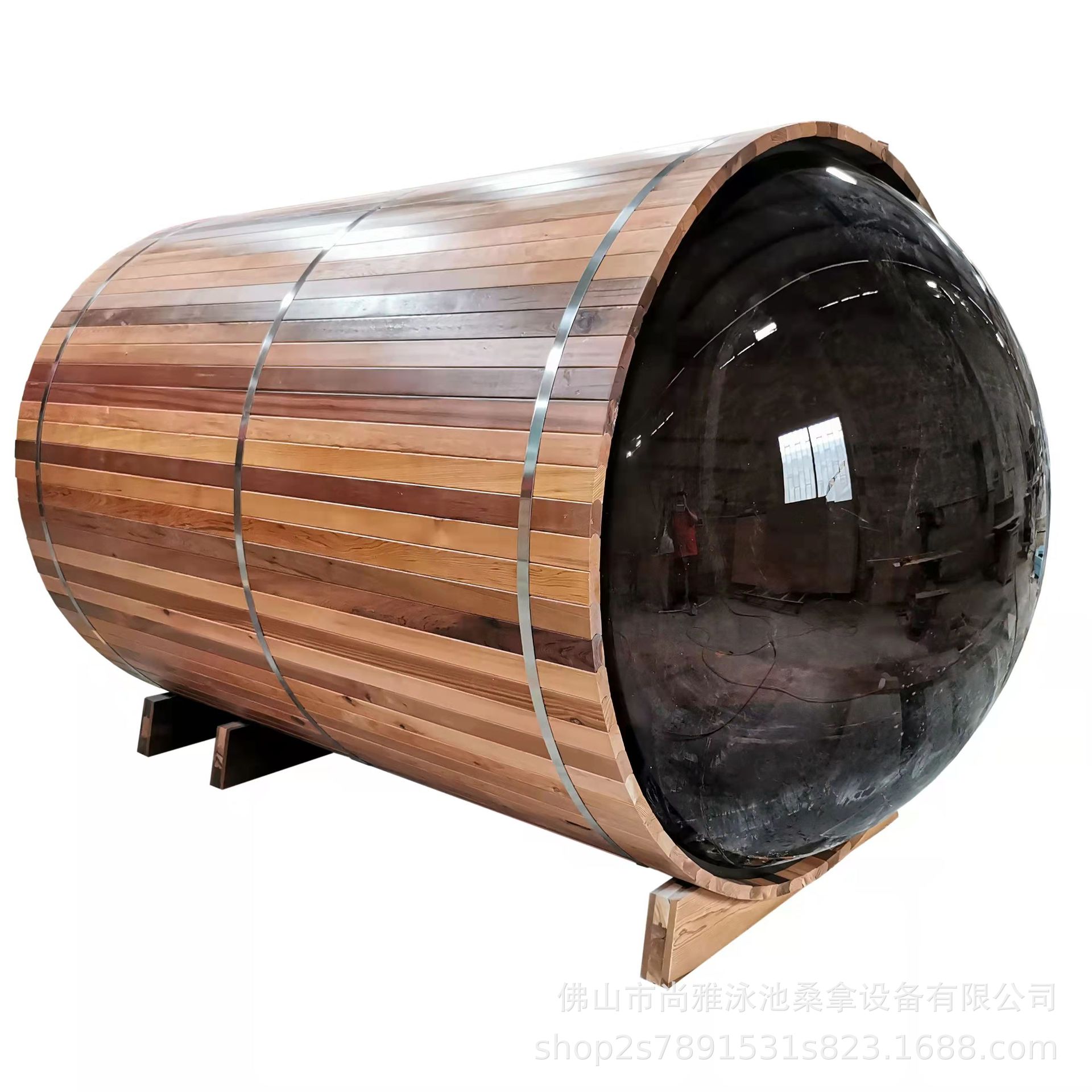 尚雅豪华红雪松圆桶桑拿房干蒸房频谱房纳米房汗蒸房盐晶房