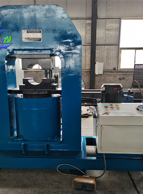 钢丝绳冷轧机铝套锁扣机 椭圆形钢丝绳压套机 500T钢丝绳压套机