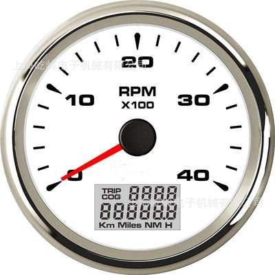 85mm通用汽车转速表3000-8000rpm赛车船舶游艇改装汽油柴油发动机