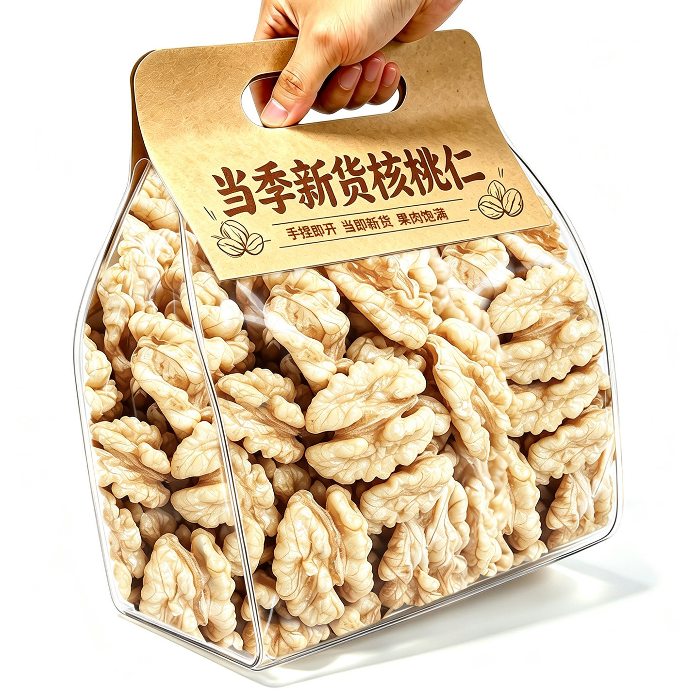 云南特产2026年新货核桃仁去壳无添加原味坚果仁白肉厚打豆浆专用