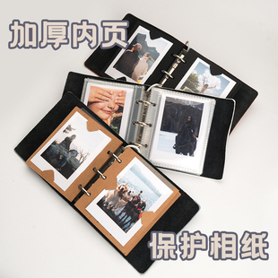 拍立得相纸收纳册口袋相册3寸/mini/sq便携出行旅游拍立得相册