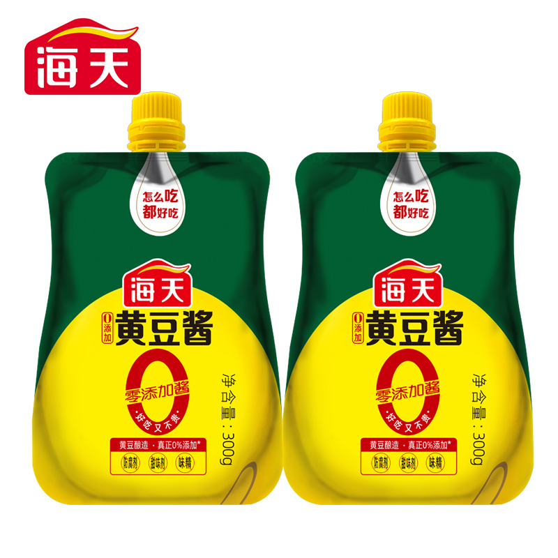 海天黄豆酱800g瓶装拌饭酱