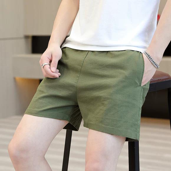 纯棉短裤男夏季薄款超短内裤可外穿宽松潮牌男士休闲三分五分短裤