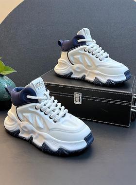 怎么搭配都高级~ Minimalism Aquaman!厚底小白鞋男内增高舒适款