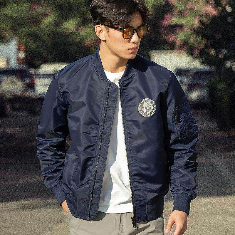 it Afternnaths潮牌！美式复古飞行员夹克男休闲棒球服外套春秋季