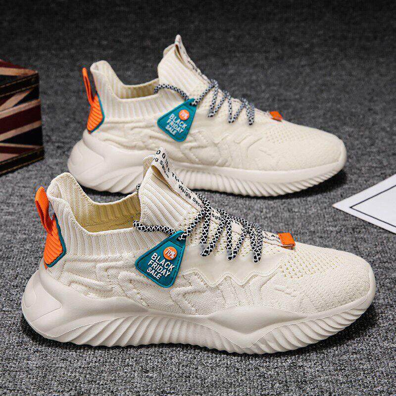 透气椰子男鞋2025新款跑步夏季网面运动鞋子网鞋休闲潮鞋男款男士